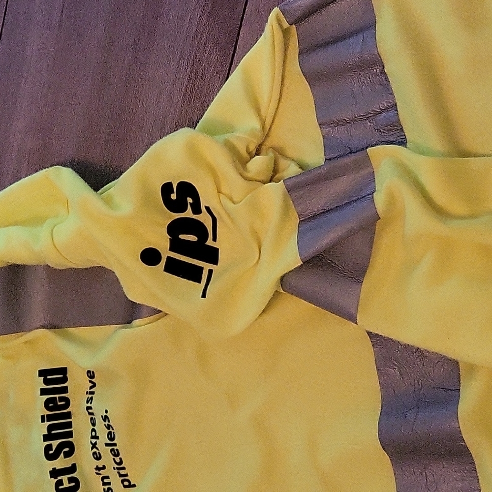 High Visibility Large Reflective Long Sleeve Tee - Picture 4 of 5